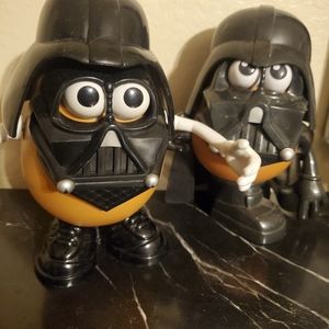 Set of Star Wars Darth Tater edition.
